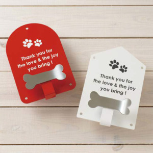 ドッグパーキング パピーウォール ステンレス ドッグリードフック デザイン２