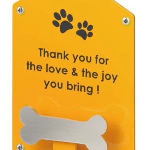 ドッグパーキング パピーウォール ステンレス ドッグリードフック デザイン１