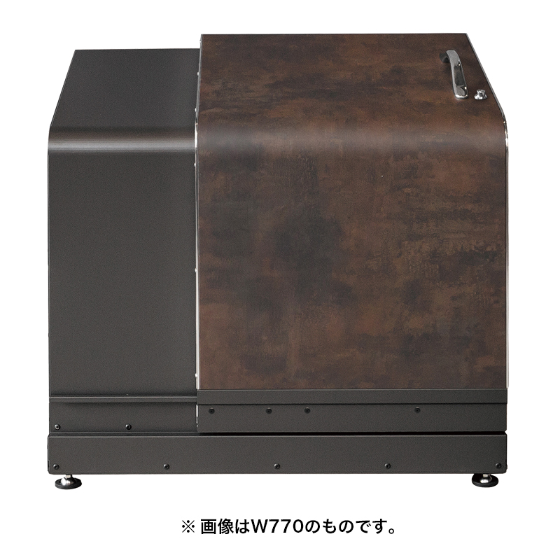 宅配ボックス ダスポンミセル ゴミ置き場 多目的収納 サイズ：W1050 黒ZAM®