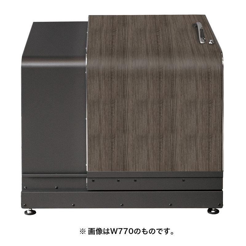 宅配ボックス ダスポンミセル ゴミ置き場 多目的収納 サイズ：W770 黒ZAM®